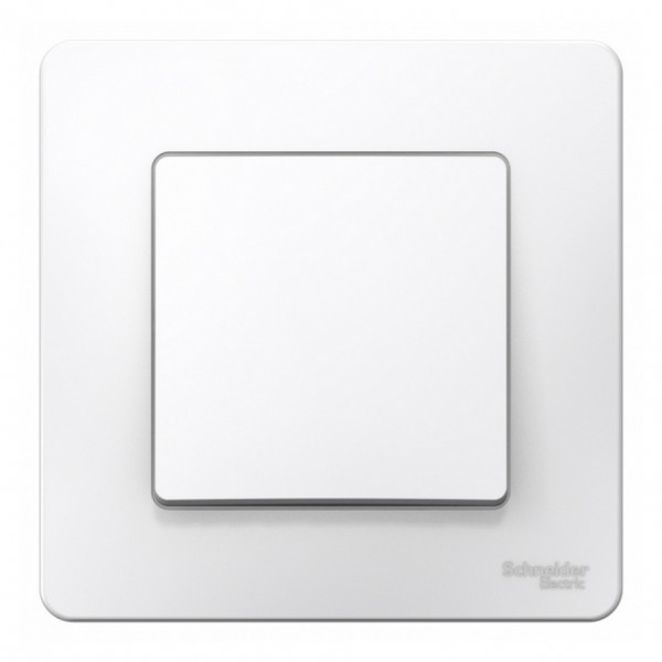 Фото Переключатель 1-клавишный se blanca внутр белый , 10а, 250b (арт. se blnvs010601)