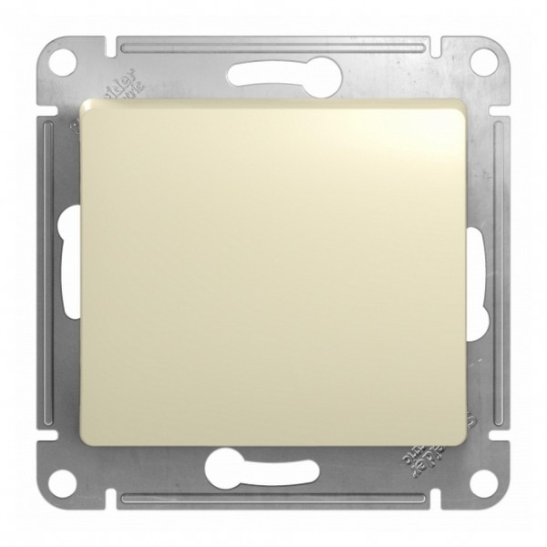 Фото Выключатель 1-клавишный, se glossa беж сх.1 (арт. se gsl000211)