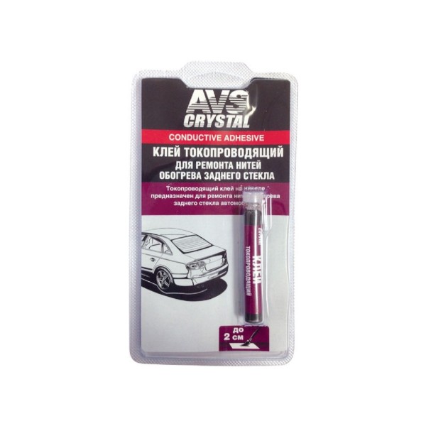Фото Клей токопроводящий avs avk-134,  для ремонта обогрева 2мл. a78358s