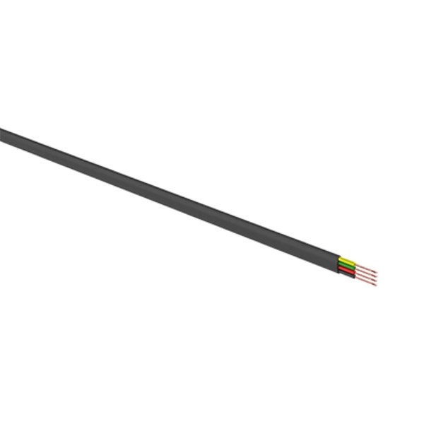 Фото Кабель телефонный 4 жилы, 100м, черный (штлп-4) rexant