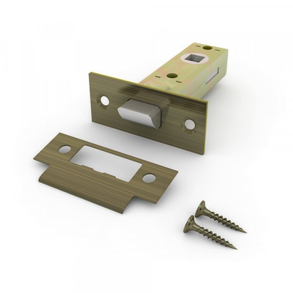 Фото Защелка межкомнатная palladium 100 ab (античная бронза)