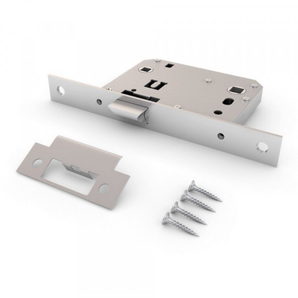 Фото Защелка межкомнатная palladium 170 pc (перламутровый хром)