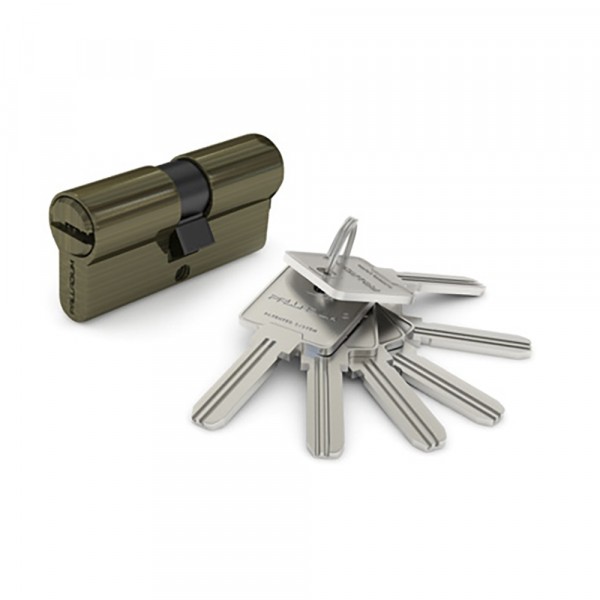 Фото Механизм цилиндровый palladium 2j07 60 ключ/ключ ab(античная бронза)