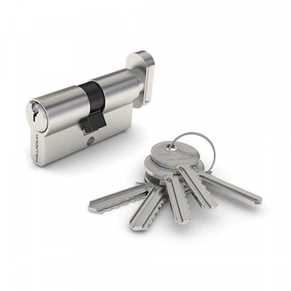 Фото Механизм цилиндровый Palladium Al 35т01х55 ключ/вертушка Cp(хром)