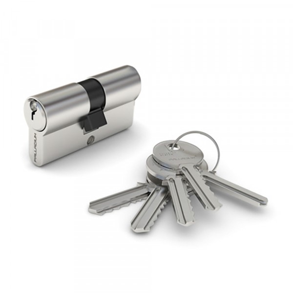 Фото Механизм цилиндровый palladium al 35х55 ключ/ключ cp(хром)