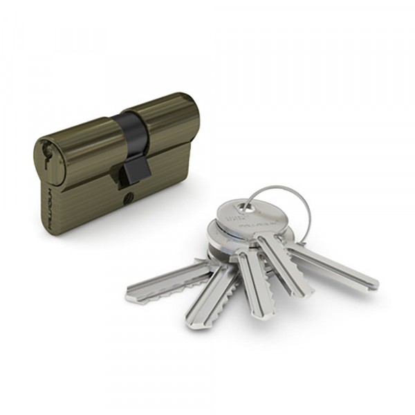 Фото Механизм цилиндровый palladium al 60 ключ/ключ ab(античная бронза)