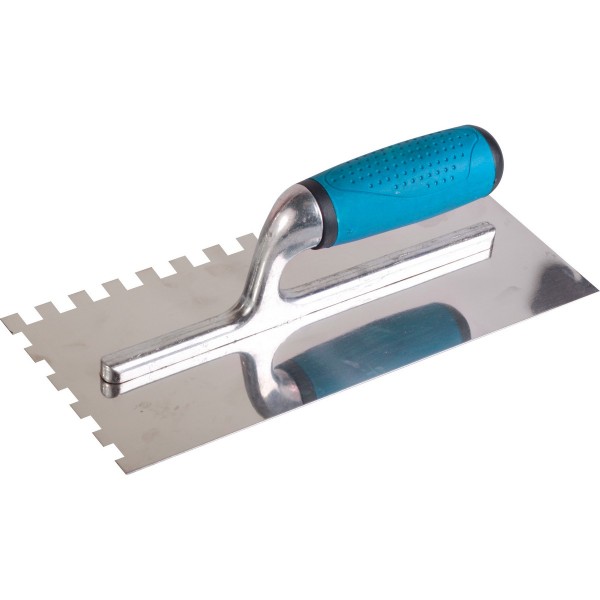 Фото Гладилка зубчатая 280х130 мм зуб 6х6 мм brigadier 61151