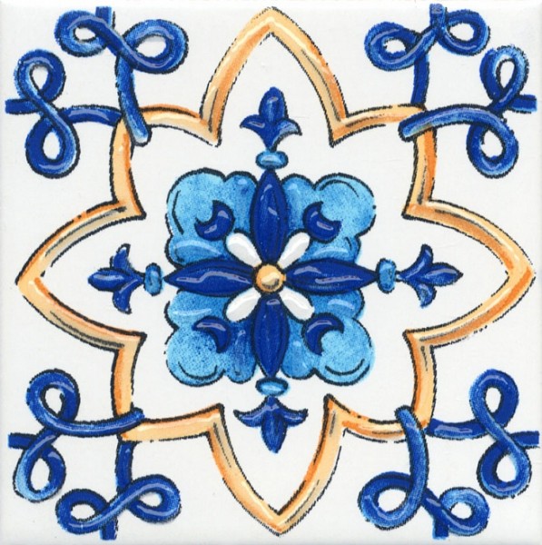 Фото Декор капри майолика 20х20 stga4525232