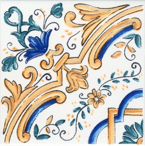 Фото Декор капри майолика 20х20 stga4495232