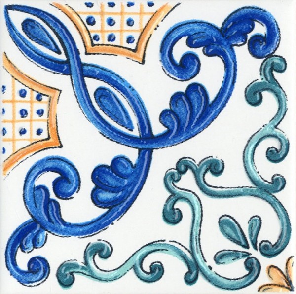 Фото Декор капри майолика 20х20 stga4545232