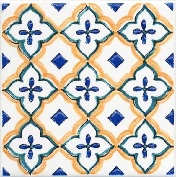 Фото Декор капри майолика 20х20 stga4695232