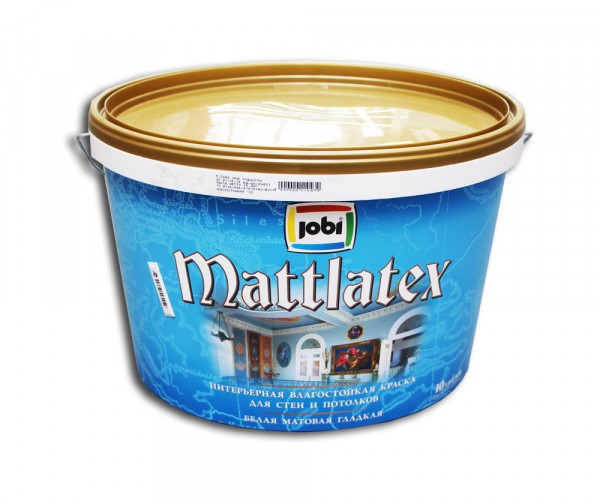 Фото Краска jobi c1 10л wandfarbe дисперсионная 10522