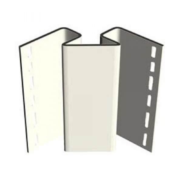 Фото Угол внутренний для сайдинга docke premium, цвет сливки, 3 м