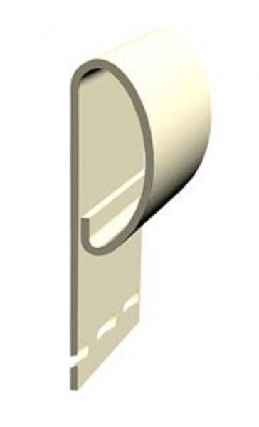 Фото Профиль финишный docke premium, цвет банан, 3 м