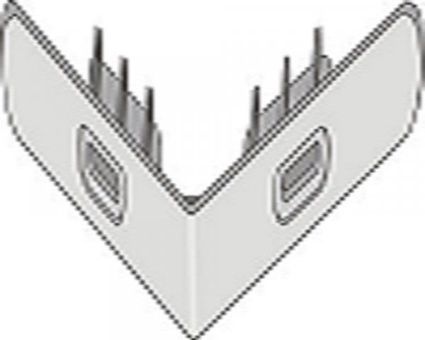 Фото Угол стартовый для фасадной панели docke stein, stern, slate