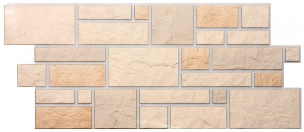 Фото Угол внешний для фасадной панели docke burg, цвет льняной, 0.445 м