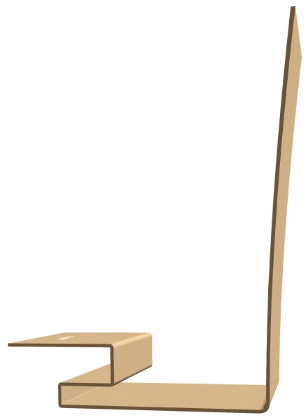 Фото Профиль околооконный docke premium, цвет карамель, 3.6 м