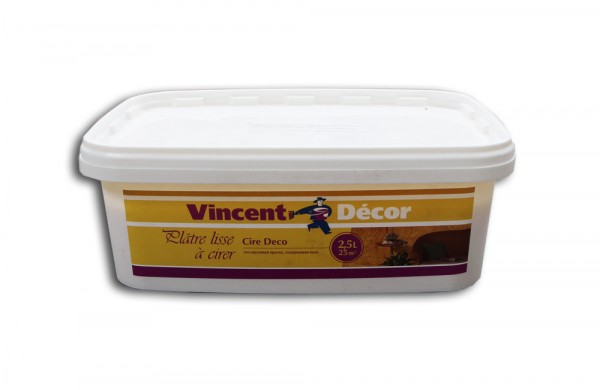Фото Краска vincent cire deco лессирующая матовая 2,5л