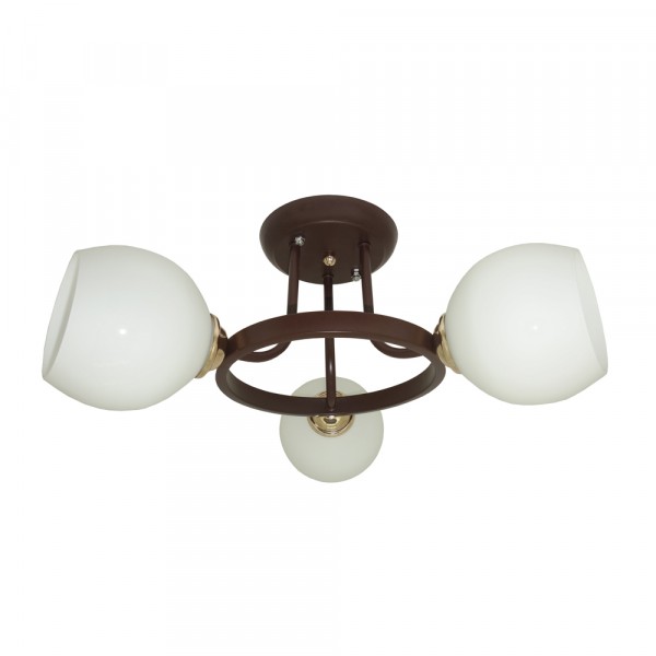 Фото Светильник рс19610 brn+fg/3c