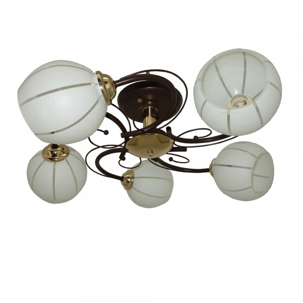 Фото Светильник рс20083 brn+fg/5c