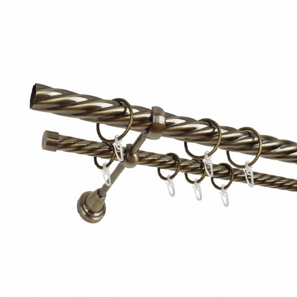 Фото Карниз металлический д25 см-2498/200/2р