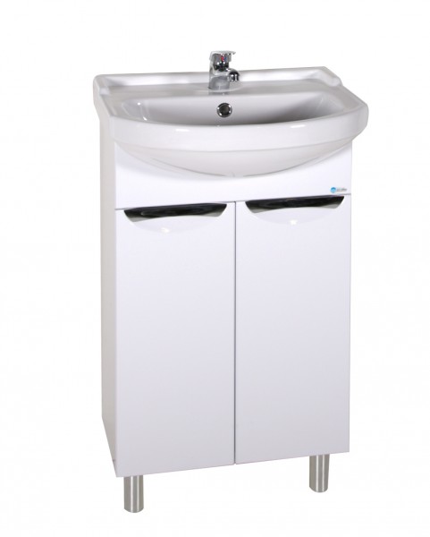 Фото Тумба 50см альфа с умывальником напольная