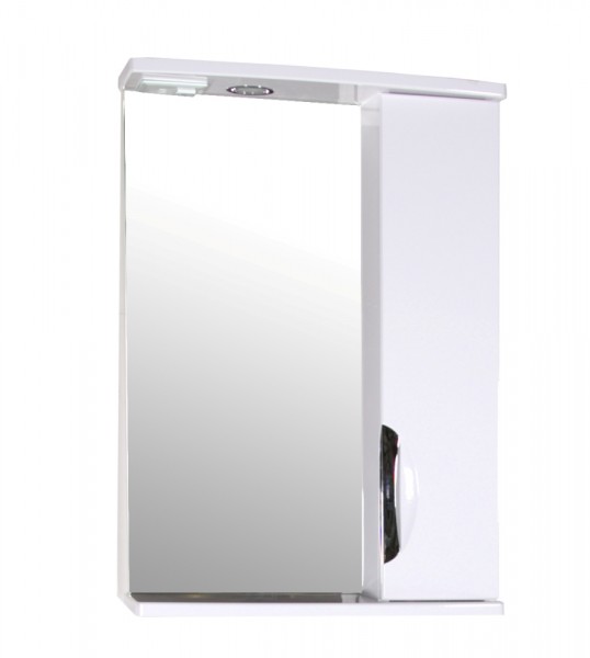 Фото Зеркало-шкаф мессина 50см с подсветкой