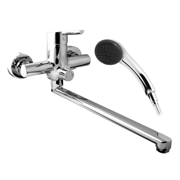 Фото Смеситель для ванны esko london излив 350мм, с аксессуарами ld 31