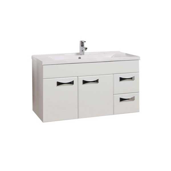 Фото Тумба под раковину акватон диор 100 белая 1a167701dr010