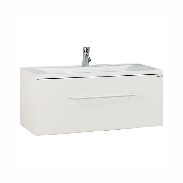 Фото Тумба под раковину акватон мадрид 100 белая 1a126901ma010