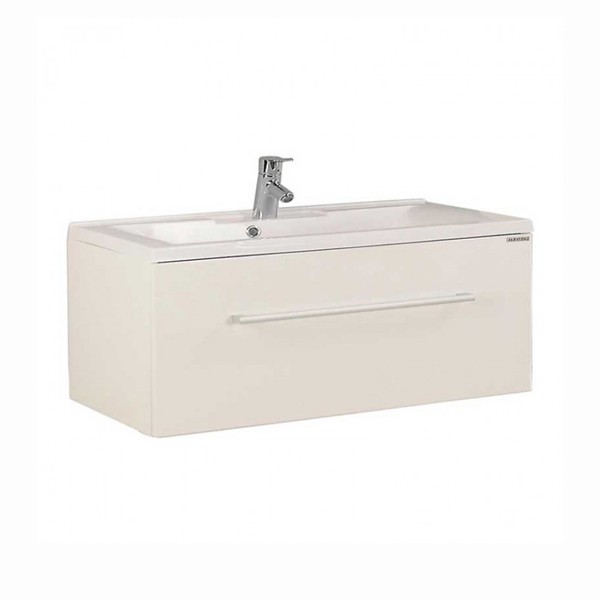 Фото Тумба под раковину акватон мадрид 120 белый глянец 1a168701ma010