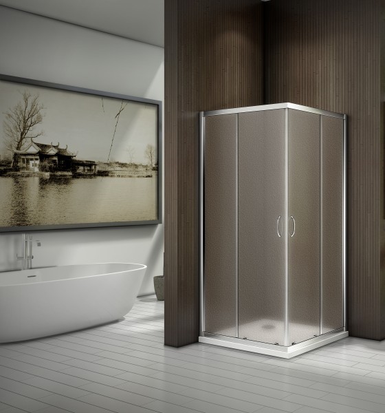 Фото Ограждение душевое latte cr -80-g-we