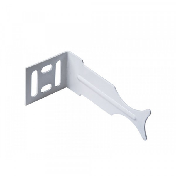 Фото Кронштейн для радиатора угловой, белый, универсальный mp-у