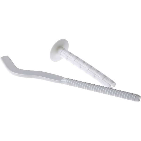 Фото Кронштейн для радиатора 7х220мм белый т6.3.1, мр-у