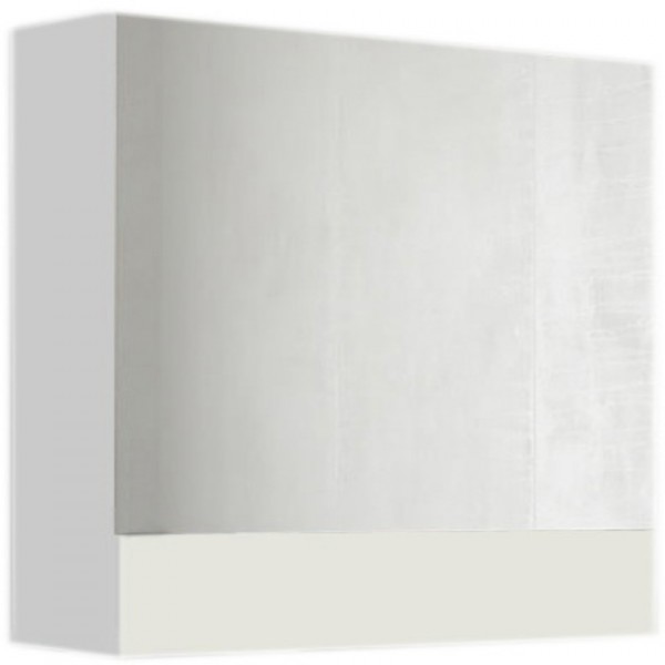 Фото Зеркало-шкаф соната 60 1д. белый глянец