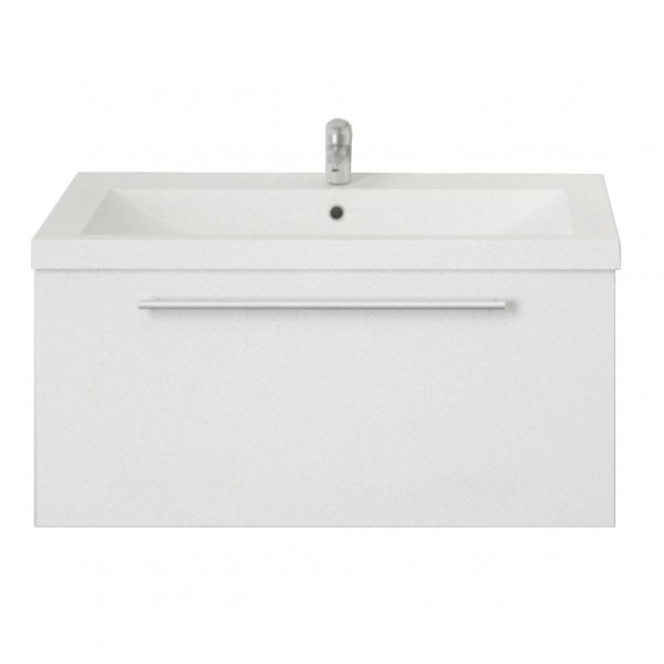 Фото Тумба соната 75п 1в.я. белый глянец