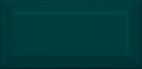 Фото Плитка настенная клемансо зелёный тёмный грань 7,4х15 16059