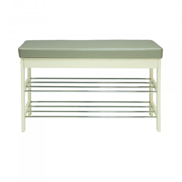 Фото Банкетка ми грейс (дуб шампань, к/з oregon perlamutr 106)