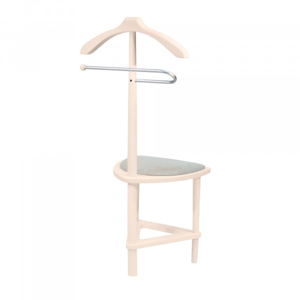 Фото Вешалка со стулом leset атланта, слоновая кость