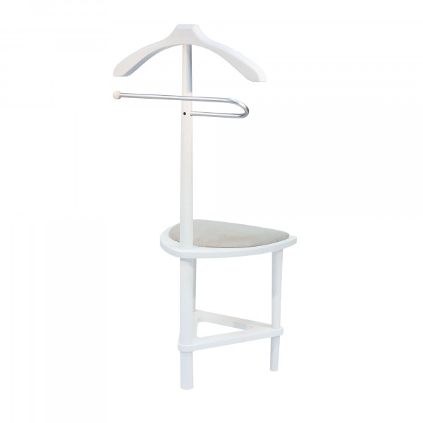 Фото Вешалка со стулом leset атланта, белый