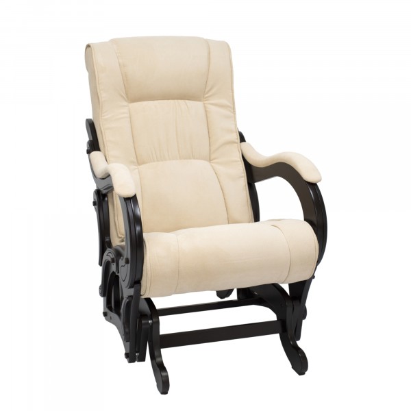 Фото Кресло-качалка глайдер модель 78, Verona Vanilla, венге