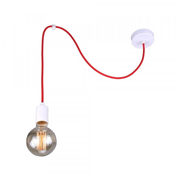 Фото Люстра потолочная россвет агриопа рс20816 wt+rd/1p е27 1x60w