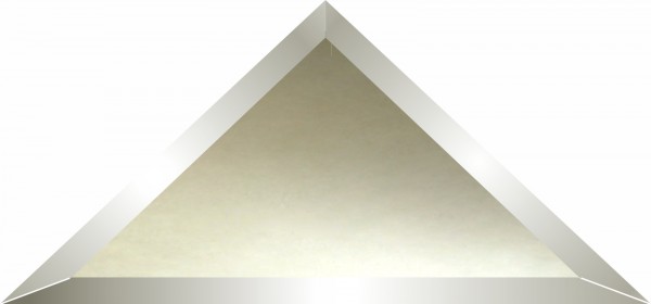 Фото Плитка зеркальная ромб еврокромка 19х33 /4шт/