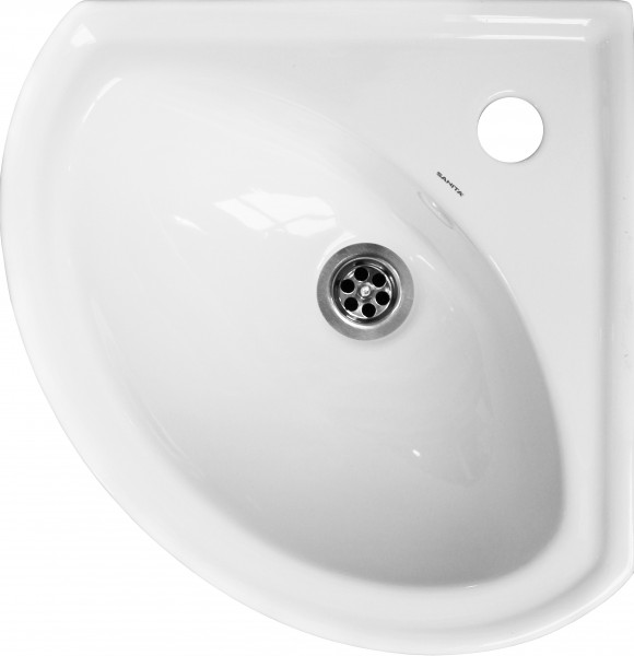 Фото Умывальник угловой веер с 1-отв. (sanita)