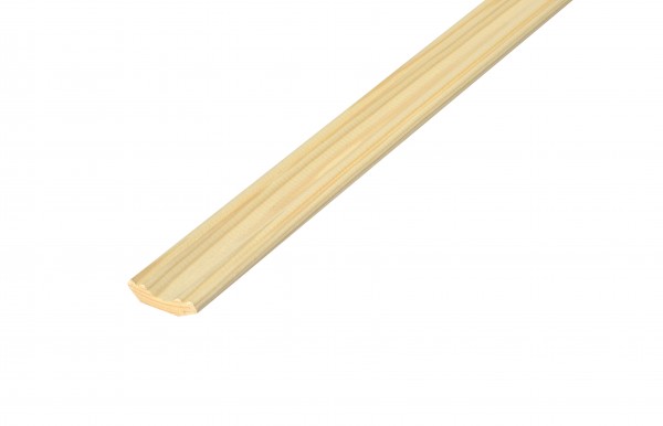 Фото Плинтус фигурный сорт a, хвоя, 12 x 32 x 2500 мм