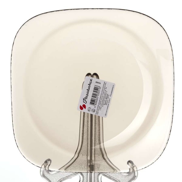 Фото Тарелка из закаленного стекла 185мм pasabahce броунз 10468slbz