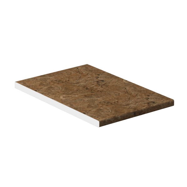 Фото Столешница 28 мм 400х600 (аламбра темная)