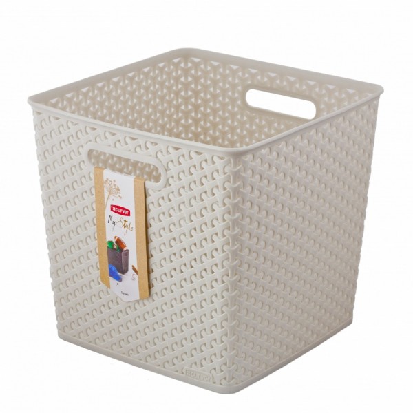 Фото Коробка для хранения my style square кре
