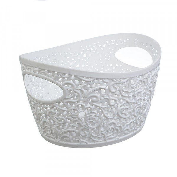Фото Корзинка кружево 3л белый