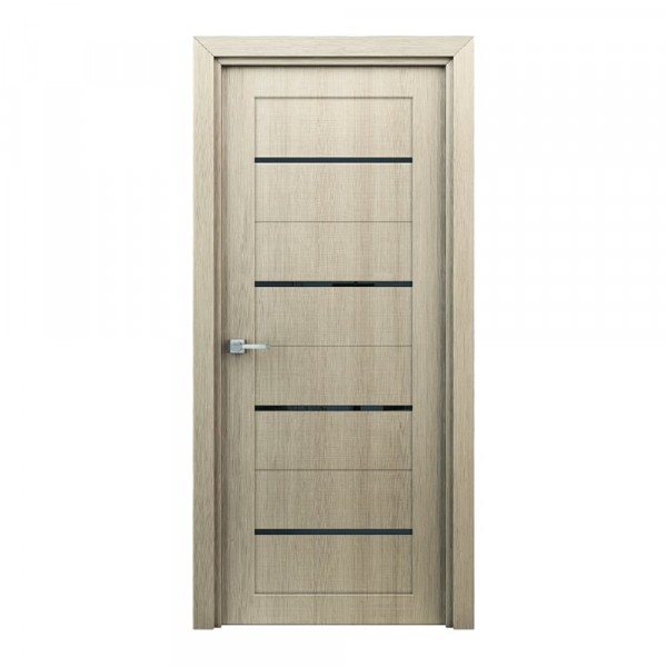 Фото Полотно дверное остекленное орион,3d финиш-пленка 2000х800мм,капучино